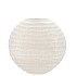 LIMA WHITE VASE OVAL 23X10X22CM
