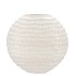 LIMA WHITE VASE OVAL 31X12X30CM