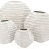 LIMA WHITE VASE OVAL 31X12X30CM