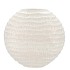 LIMA WHITE VASE OVAL 41X14X39CM