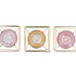 POLLY DREAMY PASTEL MIX METAL RACK SQUARE GLASS ASS 11X11X13