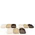 A'DAM NATURAL BROWN MIX PLATE ASS 7X2X13CM