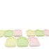 A'DAM DREAMY PASTEL MIX PLATE ASS 9X3X18CM