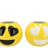 SMILEY LOVELY YELLOW MIX VASE ASS 21X21X18CM NM