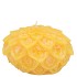 CANDLE DAHLIA YELLOW 9X7CM NM