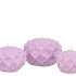 CANDLE DAHLIA LILAC 9X7CM NM