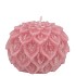 CANDLE DAHLIA OLD DARK PINK 9X7CM