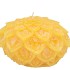 CANDLE DAHLIA YELLOW 12X8CM NM