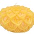 CANDLE DAHLIA YELLOW 15X10CM NM
