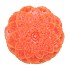 CANDLE DAHLIA ORANGE 15X10CM