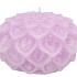 CANDLE DAHLIA LILAC 15X10CM NM