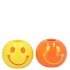 SMILEY DUTCH ORANGE MIX CANDLE H ASS 7X7X6CM