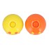 SMILEY DUTCH ORANGE MIX CANDLE H ASS 7X7X6CM