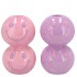 SMILEY DREAMY PURPLE MIX CANDLE H BULB ASS 7X7X12CM NM