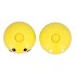 SMILEY YELLOW MIX CANDLE H BULB ASS 7X7X12CM