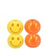 SMILEY DUTCH ORANGE MIX CANDLE H BULB ASS 7X7X12CM