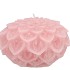 CANDLE DAHLIA LIGHT PINK 12X8CM