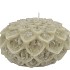CANDLE DAHLIA PISTACHE 12X8CM NM