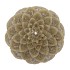 CANDLE DAHLIA OLIVE 12X8CM NM