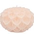 CANDLE DAHLIA IVORY 12X8CM