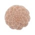 CANDLE DAHLIA SAND 12X8CM