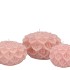 CANDLE DAHLIA OLD LIGHT PINK 15X10CM NM