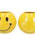 SMILEY YELLOW MIX VASE ASS 21X21X18CM NM