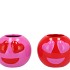 SMILEY LOVELY RED MIX VASE ASS 15X15X12CM