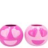 SMILEY LOVELY PINK MIX VASE ASS 15X15X12CM