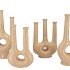 ISLA SAND VASE TWIN TUBE 21X9X40CM