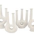 ISLA WHITE VASE TWIN TUBE 21X9X40CM