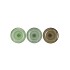 DAYAH SUMMER GREEN MIX GLASS PLATE 15X2CM ASS P/1