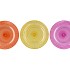 DAYAH ORANGE MIX GLASS PLATE 29X2,5CM ASS P/1 NM