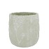 ALASKA GYPSY GREEN WHITEWASH POT 14X14X13CM NM
