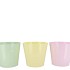 ZINC DREAMY PASTEL MIX BUCKET BASIC ASS 17X16X13CM