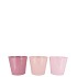 ZINC SUMMER PINK MIX BUCKET BASIC ASS 12X10X8CM