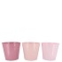 ZINC SUMMER PINK MIX BUCKET BASIC ASS 13X12X9CM