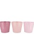 ZINC SUMMER PINK MIX BUCKET BASIC ASS 15X14X11CM