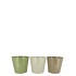 ZINC SUMMER GREEN MIX BUCKET BASIC ASS 12X10X8CM