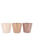 ZINC NATURAL BROWN MIX BUCKET BASIC ASS 13X12X9CM