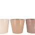 ZINC NATURAL BROWN MIX BUCKET BASIC ASS 19X18X15CM