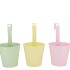 ZINC DREAMY PASTEL MIX BUCKET HANGING ASS 14X13X10CM NM