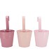 ZINC SUMMER PINK MIX BUCKET HANGING ASS 14X13X10CM NM