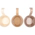 ZINC NATURAL BROWN MIX BUCKET HANGING ASS 14X13X10CM NM