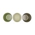 ZINC SUMMER GREEN MIX BUCKET STRIPED ASS 12X10X8CM