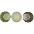 ZINC SUMMER GREEN MIX BUCKET STRIPED ASS 13X12X9CM
