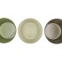 ZINC SUMMER GREEN MIX BUCKET STRIPED ASS 17X16X13CM
