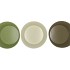 ZINC SUMMER GREEN MIX BOWL STRIPED ASS 22X10X18CM