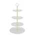 DAYAH TRANSPARENT CAKE SHELF 15/18/20/25X46CM NM