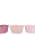 ZINC SUMMER PINK MIX BASIC BOWL ASS 28X12X22CM